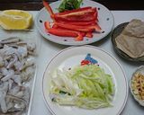 あたただしでいかのレモン焼きそば作り方2写真