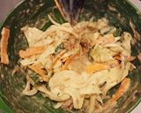 カット野菜で時短簡単☆サバ缶お好み焼き作り方3写真