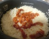 ドライトマトとタラの炊き込みご飯作り方9写真