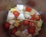 鶏ガラでチキンスープ作り方3写真