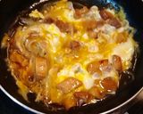 フライパンで3分➕焼き鳥缶➕爽やか親子丼作り方6写真