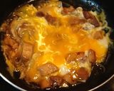 フライパンで3分➕焼き鳥缶➕爽やか親子丼作り方7写真