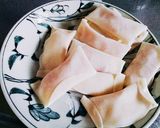 餃子の皮で簡単おつまみ！作り方1写真