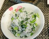 小松菜の菜飯&炒飯作り方3写真