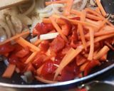 ５種の野菜、カレー炒め。作り方4写真