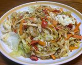 ５種の野菜、カレー炒め。作り方8写真