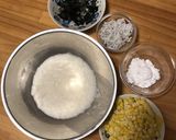 長芋とトウモロコシの落とし焼き作り方1写真