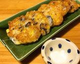 長芋とトウモロコシの落とし焼き作り方5写真