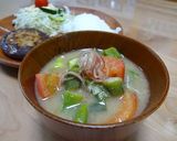 夏お薦めトマトとオクラの味噌汁作り方5写真