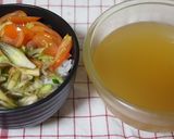 夏野菜★冷や汁 （ミニ丼）作り方3写真