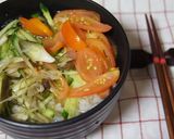 夏野菜★冷や汁 （ミニ丼）作り方4写真