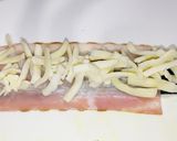 ベーコンと海苔とチーズの卵焼き作り方3写真