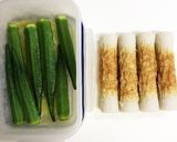お弁当に★ちくわのオクラ詰め作り方2写真