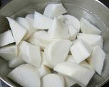 母レシピ：鶏肉と大根の煮物作り方2写真