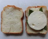 カマンベールチーズと生ハムのホットサンド作り方1写真