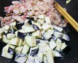 ナスと豚肉のピリ辛こってり味噌炒め作り方2写真