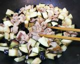 ナスと豚肉のピリ辛こってり味噌炒め作り方3写真