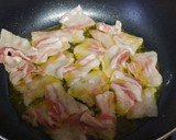 めんつゆで簡単かぼちゃと豚バラの甘辛炒め作り方4写真