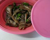 オクラと舞茸の簡単レンジ蒸し作り方2写真