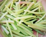 ＊シャキ旨☆山菜ミズと豚バラの甘辛炒め＊作り方4写真