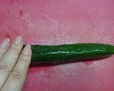 たたきキュウリのネギ塩和え作り方1写真