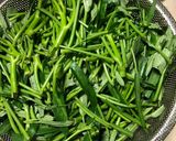 空芯菜のスープ炒め作り方1写真