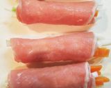 焼肉のたれで簡単★野菜の肉巻き★作り方3写真