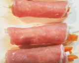 焼肉のたれで簡単★野菜の肉巻き★作り方3写真
