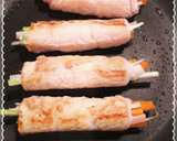 焼肉のたれで簡単★野菜の肉巻き★作り方5写真