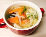 ♬タンメン風具沢山野菜スープ♬作り方8写真