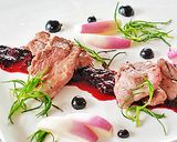摘みたてカシスのソースでラム肉のソテー♪作り方4写真