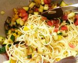 夏野菜の冷製スパゲッティー作り方7写真
