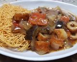 天然キノコを使ったマルタイの皿うどん・②作り方8写真