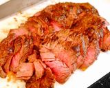 葱多めで♫牛肉たたきと焼きなすのサラダ作り方7写真