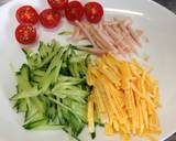 そうめんかぼちゃのレンチン冷やし中華作り方5写真