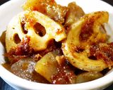 こってり旨々！豚ばらこんにゃく味噌煮込み作り方28写真