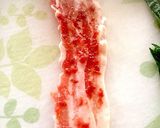 簡単♪オクラと梅の豚肉ロール♪作り方2写真