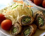 簡単♪オクラと梅の豚肉ロール♪作り方6写真
