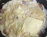 簡単チーズクリームパスタ作り方6写真