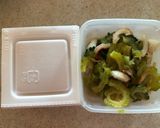 納豆とゴーヤのナムル風のまぜご飯作り方1写真