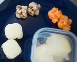 離乳食後期 時短 親子丼作り方1写真
