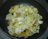 白菜と平てんの卵とじ(^^)作り方1写真