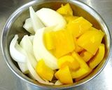 彩り野菜と鶏肉の黒酢炒め作り方5写真
