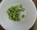 長いもとオクラのすまし汁作り方3写真