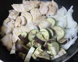 胸肉とのなすのケチャップ煮♪バジル沢山♪作り方7写真