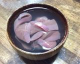 レバーのアヒージョ作り方1写真