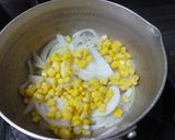 コーンと卵の中華スープ♪作り方3写真