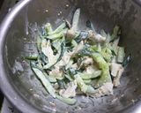 きゅうりと胸肉の胡麻マヨネーズサラダ♪作り方6写真
