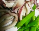 簡単！アスパラガとイカのゴマ酢あえ作り方4写真