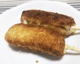 のびーるチーズドッグ 韓国風ホットドッグ作り方4写真